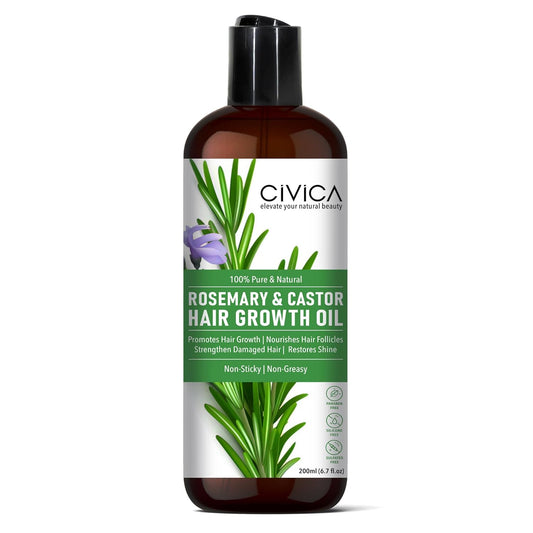 Civica Rosemary & Castor Hair Growth Oil 200ml